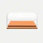 Handmade Acrylic 1/64 Diecast Model Car Display Case Box with High-Grade Leather Base