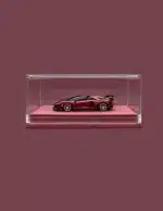 Premium 1:64 Scale Model Car Display Case BOX With Suede Base For MINI GT
