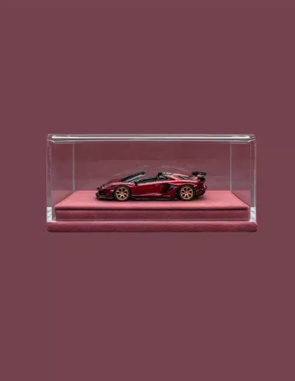 Premium 1:64 Scale Model Car Display Case BOX With Suede Base For MINI GT