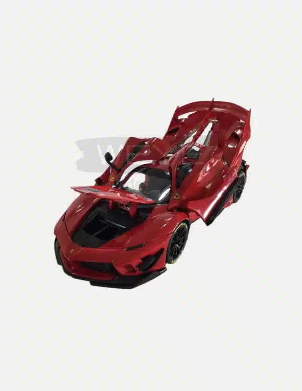 Bburago 1:18 Scale Ferrari FXX-K EVO Hybrid 6.3 V12 (2018 Red) Diecast Model Car