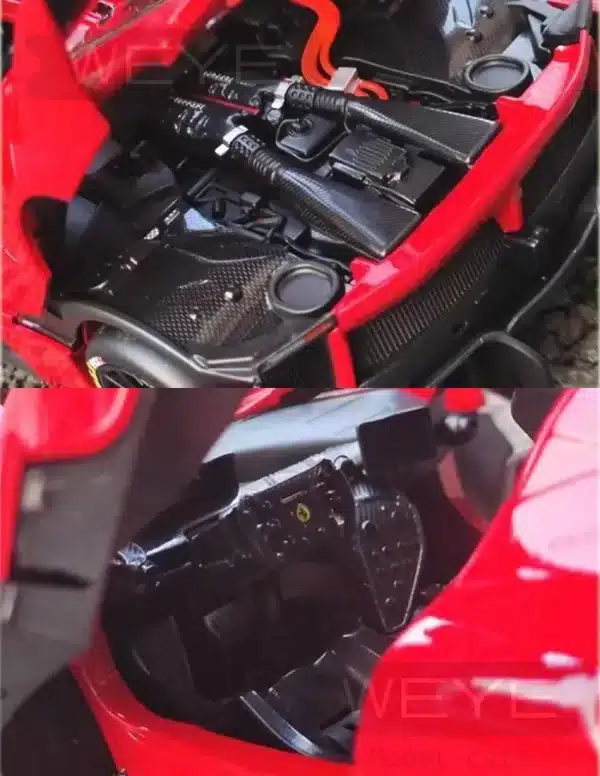 Bburago 1:18 Scale Ferrari FXX-K EVO Hybrid 6.3 V12 (2018 Red) Diecast Model Car