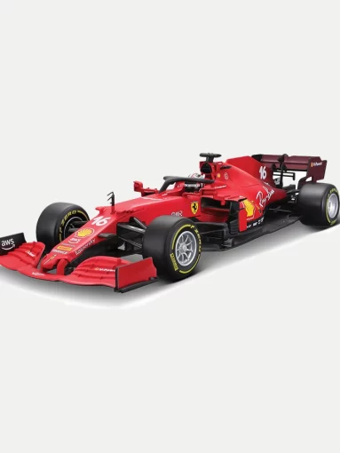 Bburago 1:18 scale Ferrari F1 SF21 #16 diecast model car driven by Charles Leclerc