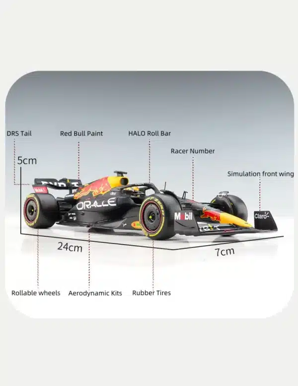 Bburago 1:24 Red Bull RB18 #1 Max Verstappen (World Champion F1 Abu Dhabi GP 2022)