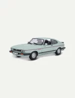Bburago 1:24 Scale 1982 Ford Capri 1600 GT (Light Green) – Classic European Sports Car Collectible