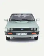 Bburago 1:24 Scale 1982 Ford Capri 1600 GT (Light Green) – Classic European Sports Car Collectible