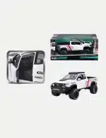 Maisto 2017 Chevrolet Colorado ZR2 Pickup Truck “Falken Tires Livery” 1:27 Scale Diecast Model Car, White & Silver