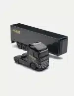 Maisto 1:87 Volvo FH16 Globetrotter 750 XXL Diecast Truck Model – Black with Detachable Trailer