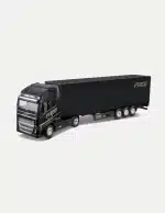 Maisto 1:87 Volvo FH16 Globetrotter 750 XXL Diecast Truck Model – Black with Detachable Trailer
