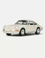 WELLY 1:24 Scale1964 Porsche 911 Diecast Model Car in Classic Cream White with Exquisite Interior