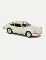 WELLY 1:24 Scale1964 Porsche 911 Diecast Model Car in Classic Cream White with Exquisite Interior