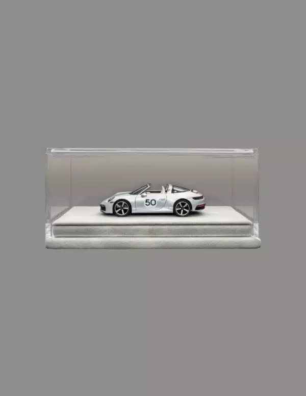 Premium 1:64 Scale Model Car Display Case BOX With Suede Base For MINI GT