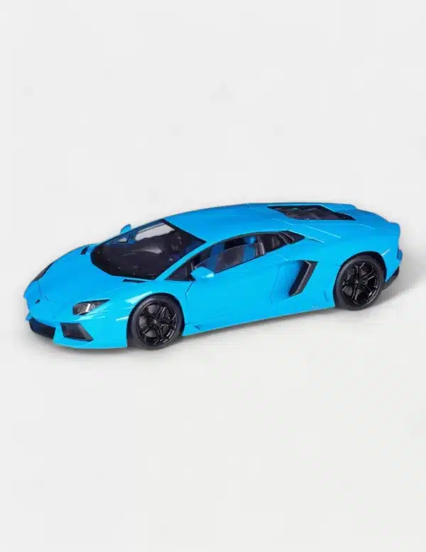Welly FX 1:18 Lamborghini Aventador LP700-4 Diecast Model Car (Gloss Purple, Glossy Yellow, Lime Green, Blue, Pink)