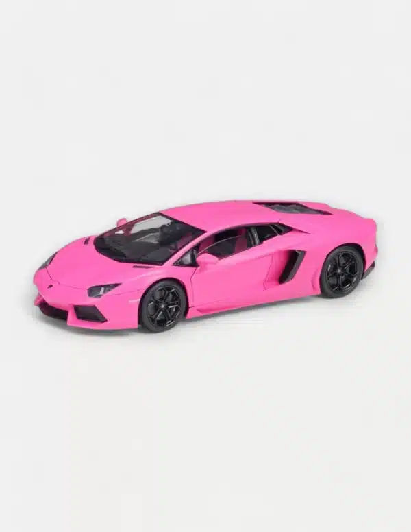 Welly FX 1:18 Lamborghini Aventador LP700-4 Diecast Model Car (Gloss Purple, Glossy Yellow, Lime Green, Blue, Pink)