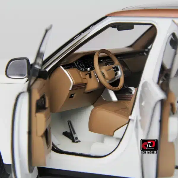 LCD Models 1:18 Land Rover Range Rover SV Serenity 2022 Diecast (White with Gold Accent)