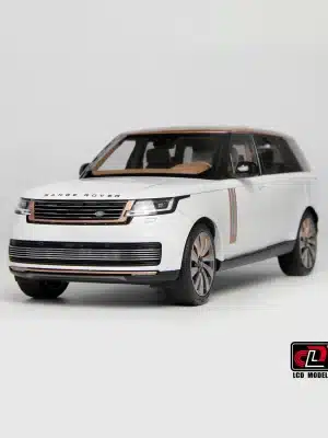 LCD Models 1:18 Land Rover Range Rover SV Serenity 2022 Diecast (White with Gold Accent)