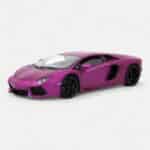 Welly FX 1:18 Lamborghini Aventador LP700-4 - Matte Purple/Black