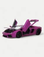 Welly FX 1:18 Lamborghini Aventador LP700-4 - Matte Purple/Black