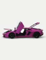 Welly FX 1:18 Lamborghini Aventador LP700-4 - Matte Purple/Black