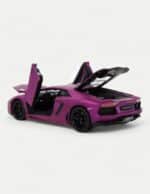 Welly FX 1:18 Lamborghini Aventador LP700-4 - Matte Purple/Black