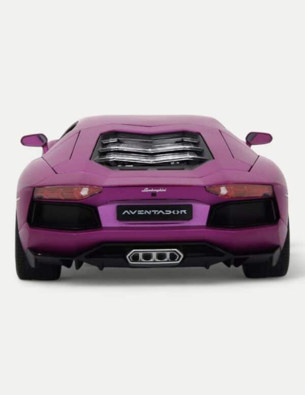 Welly FX 1:18 Lamborghini Aventador LP700-4 - Matte Purple/Black