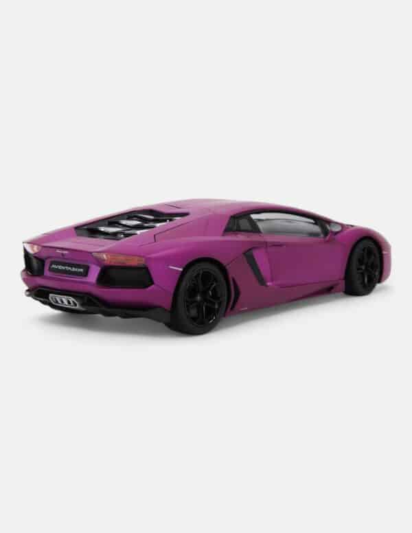 Welly FX 1:18 Lamborghini Aventador LP700-4 - Matte Purple/Black