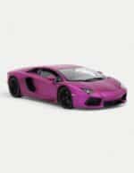 Welly FX 1:18 Lamborghini Aventador LP700-4 - Matte Purple/Black