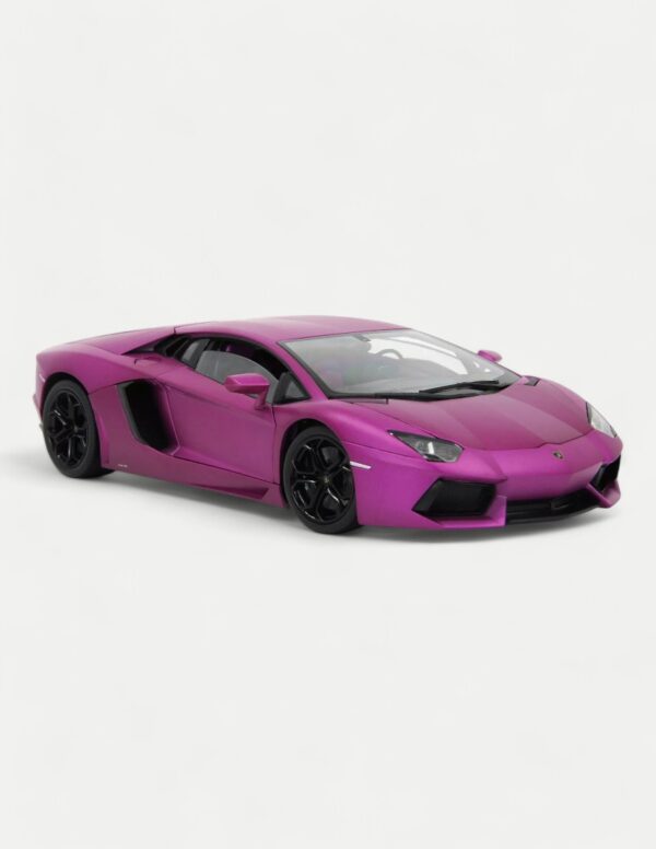 Welly FX 1:18 Lamborghini Aventador LP700-4 - Matte Purple/Black
