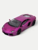 Welly FX 1:18 Lamborghini Aventador LP700-4 - Matte Purple/Black