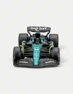 Bburago 1:43 Aston Martin AMR23 #14 Fernando Alonso 2023 F1 Model Car - Collector's Edition with Driver Figure & Display Case