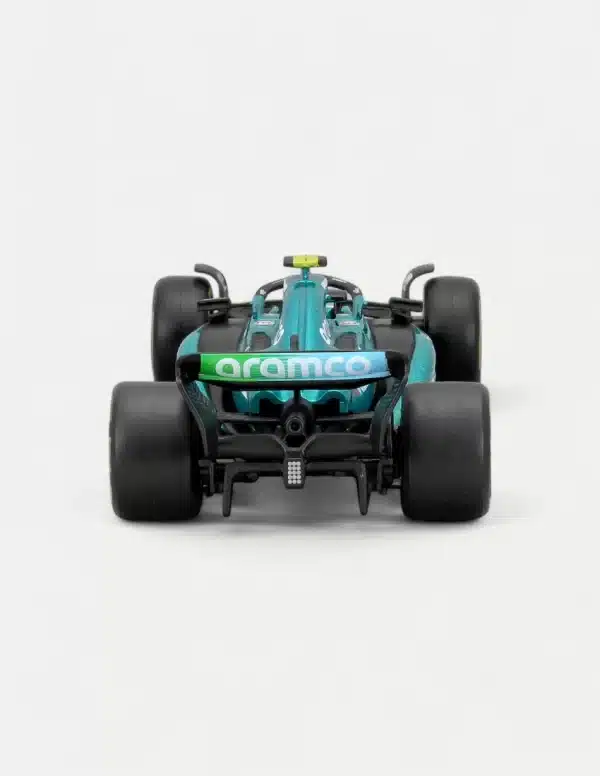 Bburago 1:43 Aston Martin AMR23 #14 Fernando Alonso 2023 F1 Model Car - Collector's Edition with Driver Figure & Display Case