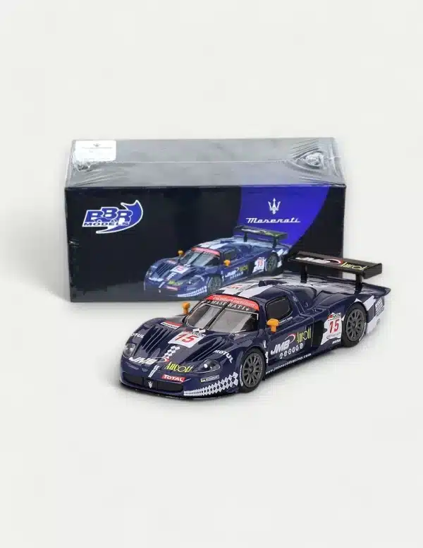 BBR Models 1:64 Maserati MC12 Competizione #15 JMB Racing 2008 FIA 24Hr of Spa Diecast Car