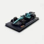 Bburago 1:43 Aston Martin AMR23 #18 Lance Stroll 2023 F1 Diecast Model Car - Collector's Edition with Driver Figure & Display Case