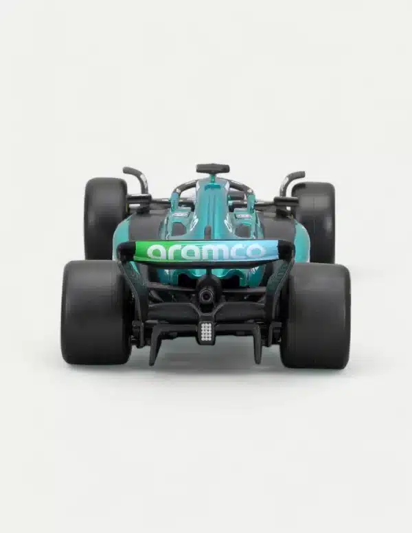 Bburago 1:43 Aston Martin AMR23 #18 Lance Stroll 2023 F1 Diecast Model Car - Collector's Edition with Driver Figure & Display Case