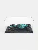 Bburago 1:43 Aston Martin AMR23 #18 Lance Stroll 2023 F1 Diecast Model Car - Collector's Edition with Driver Figure & Display Case