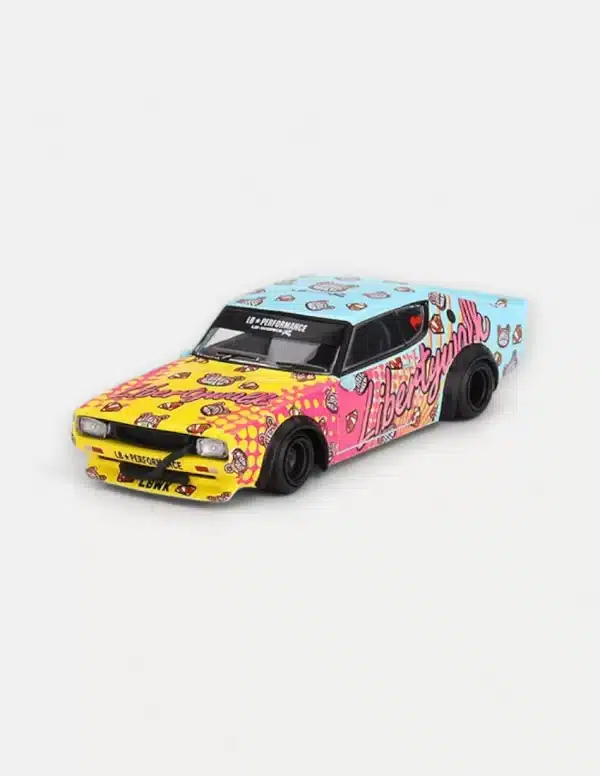 MINI GT 1/64 Nissan Skyline Kenmeri Liberty Walk LBWK KUMA Diecast Car - Collectible JDM Legend