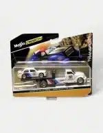 Maisto 1:64 Diecast Model Car Set With Flatbed & 1988 BMW M3 E30 – Design Elite Transport