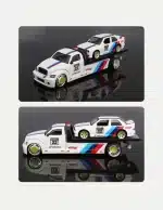 Maisto 1:64 Diecast Model Car Set With Flatbed & 1988 BMW M3 E30 – Design Elite Transport
