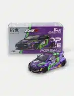 XCARTOYS x POP RACE 1:64 Toyota GR Yaris Pandem EVA RT Test Type-01 Goodride