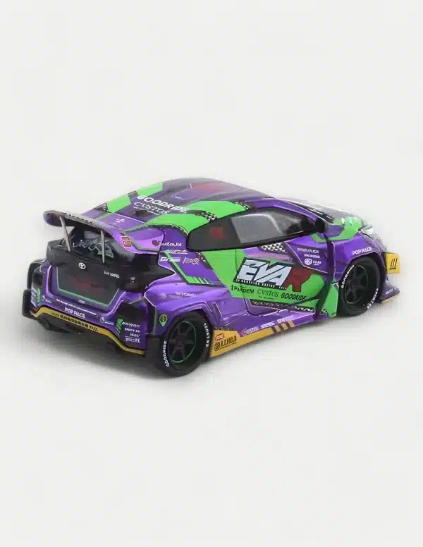 XCARTOYS x POP RACE 1:64 Toyota GR Yaris Pandem EVA RT Test Type-01 Goodride