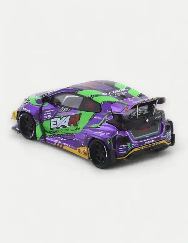 XCARTOYS x POP RACE 1:64 Toyota GR Yaris Pandem EVA RT Test Type-01 Goodride