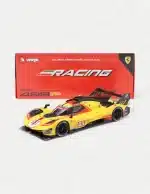 Bburago 1:18 Ferrari 499P #83 24hr Le Mans 2025 Winner - Yellow