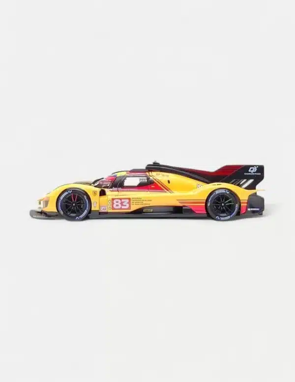 Bburago 1:18 Ferrari 499P #83 24hr Le Mans 2025 Winner - Yellow