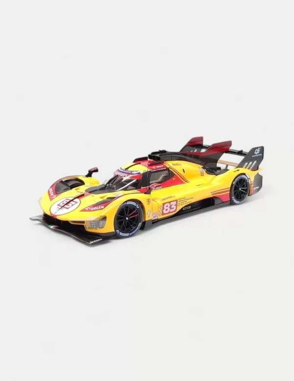 Bburago 1:18 Ferrari 499P #83 24hr Le Mans 2025 Winner - Yellow