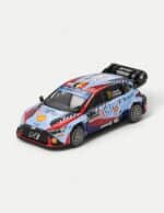 MINI GT 1:64 Hyundai i20 N Rally1 Hybrid #11 2024 Monte-Carlo Winner & WRC Champion - Blue
