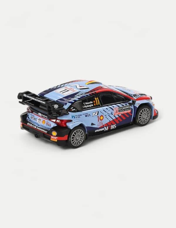 MINI GT 1:64 Hyundai i20 N Rally1 Hybrid #11 2024 Monte-Carlo Winner & WRC Champion - Blue