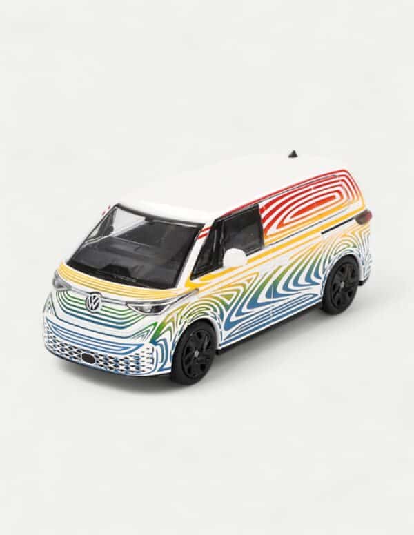 MINI GT 1:64 Volkswagen ID. Buzz Prototype - Rainbow Camouflage