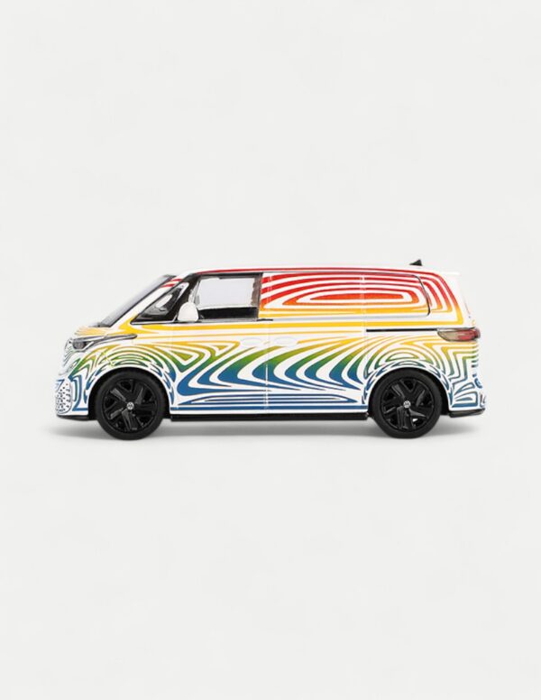 MINI GT 1:64 Volkswagen ID. Buzz Prototype - Rainbow Camouflage