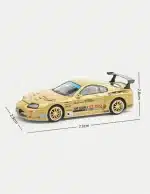 XCARTOYS × POP RACE 1:64 Top Secret Toyota Supra GT300 Diecast - Gold (JZA80)