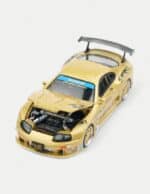 XCARTOYS × POP RACE 1:64 Top Secret Toyota Supra GT300 Diecast - Gold (JZA80)