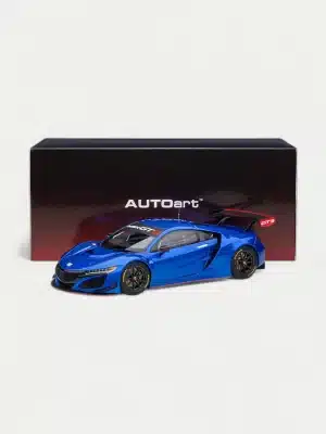 AUTOart 1/18 Honda NSX GT3 2018 ABS Composite Model Car - Multiple Colors Available (Red, Blue, White, Black, and Silver) - Blue